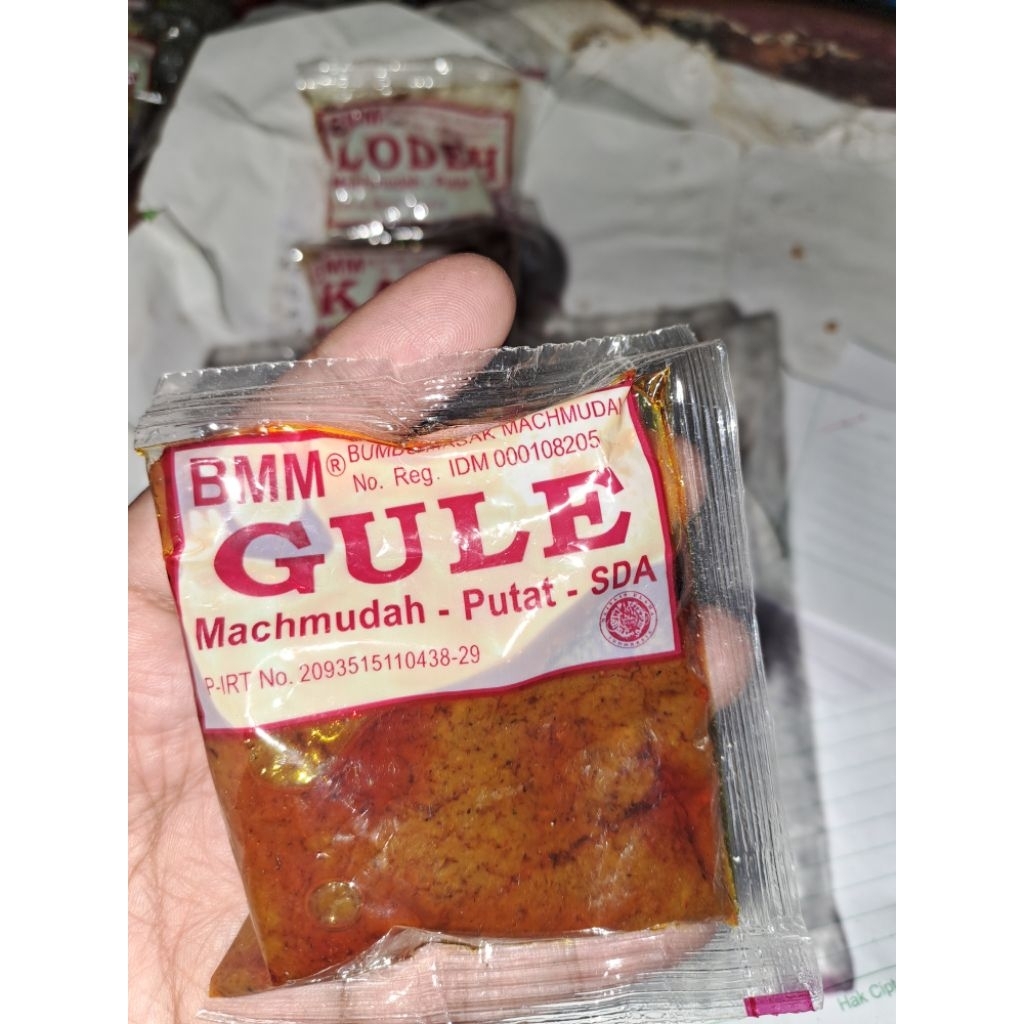 

Bumbu Masak Mahmudah (BMM) - Bumbu instan mahmudah - Bumbu gule/ soto/ lodeh/ kare/ rawon