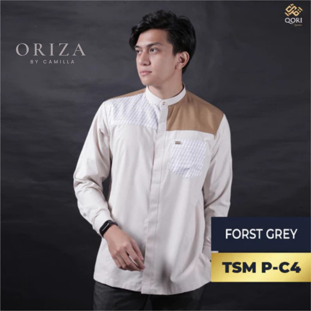 Qori Apparel/Baju Koko Pria Panjang Tsumamah Bin Utsal/TSM-2/ORI