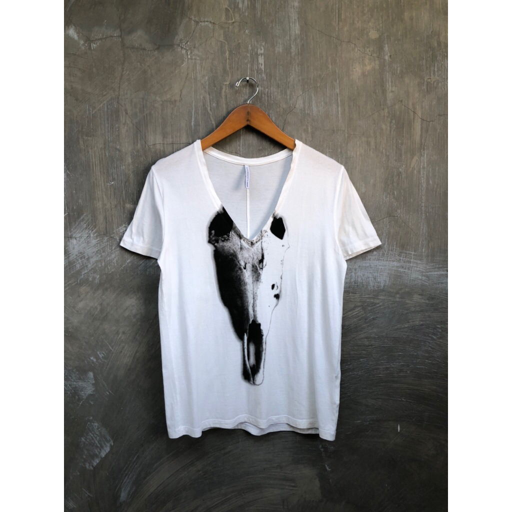 Black Barrett by Neil Barrett V Neck T-shirt