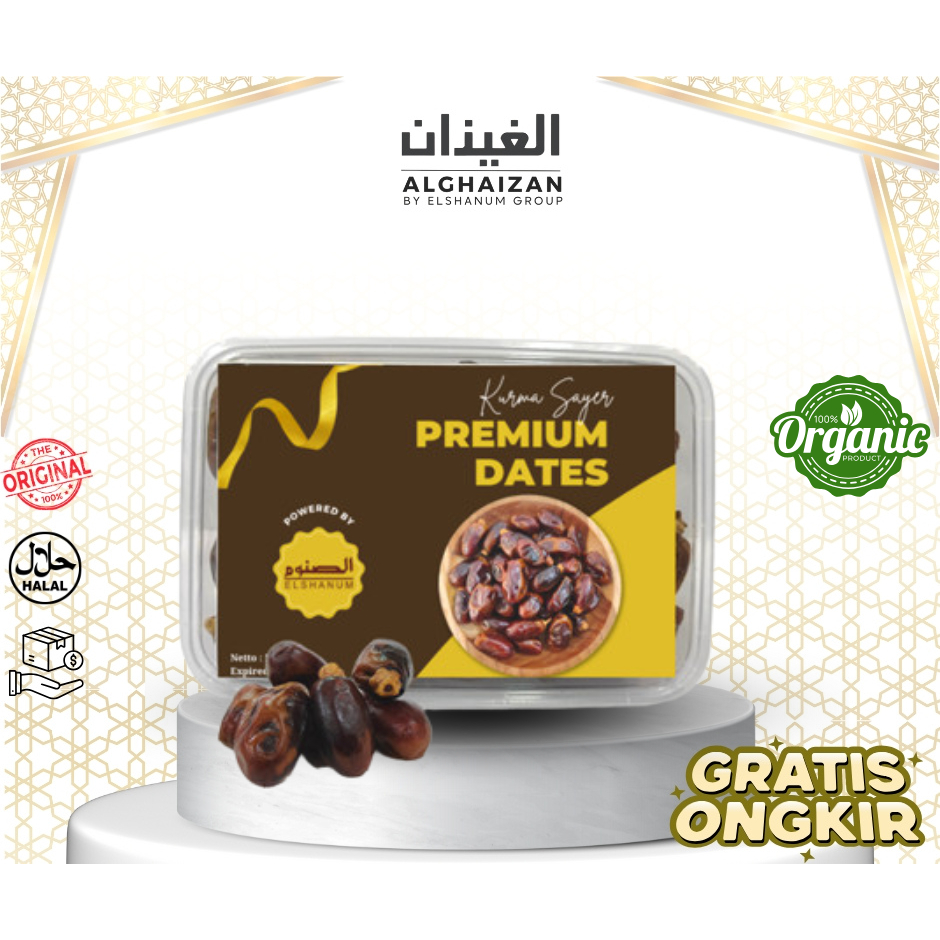 

Kurma Sayer Premium 500gr / Kurma Sayer / Sayer Dates 555 - Kurma Premium Gold