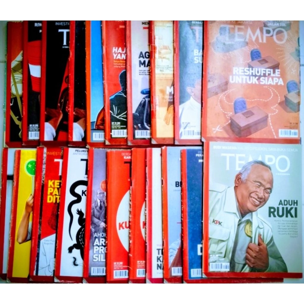 MAJALAH TEMPO TAHUN 2015 MAJALAH BEKAS