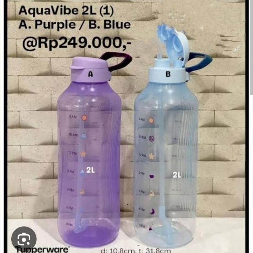 BOTOL MINUM 2 Liter TUPPERWARE/BARU