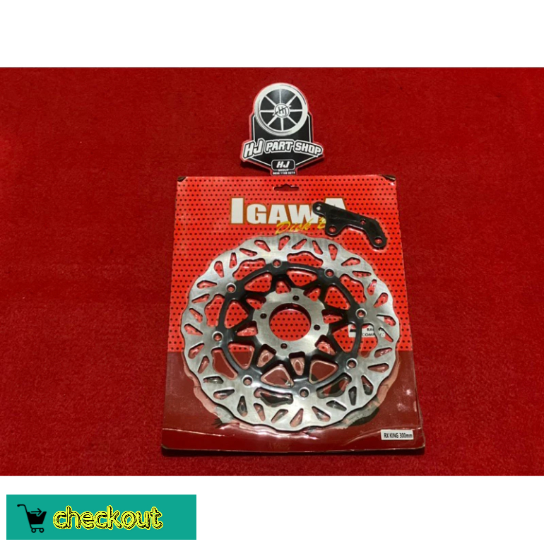Disc Piringan Cakram Rx King Lebar 300MM Igawa Model PSM Flower Kembang Piringan Cakram Depan Lebar 