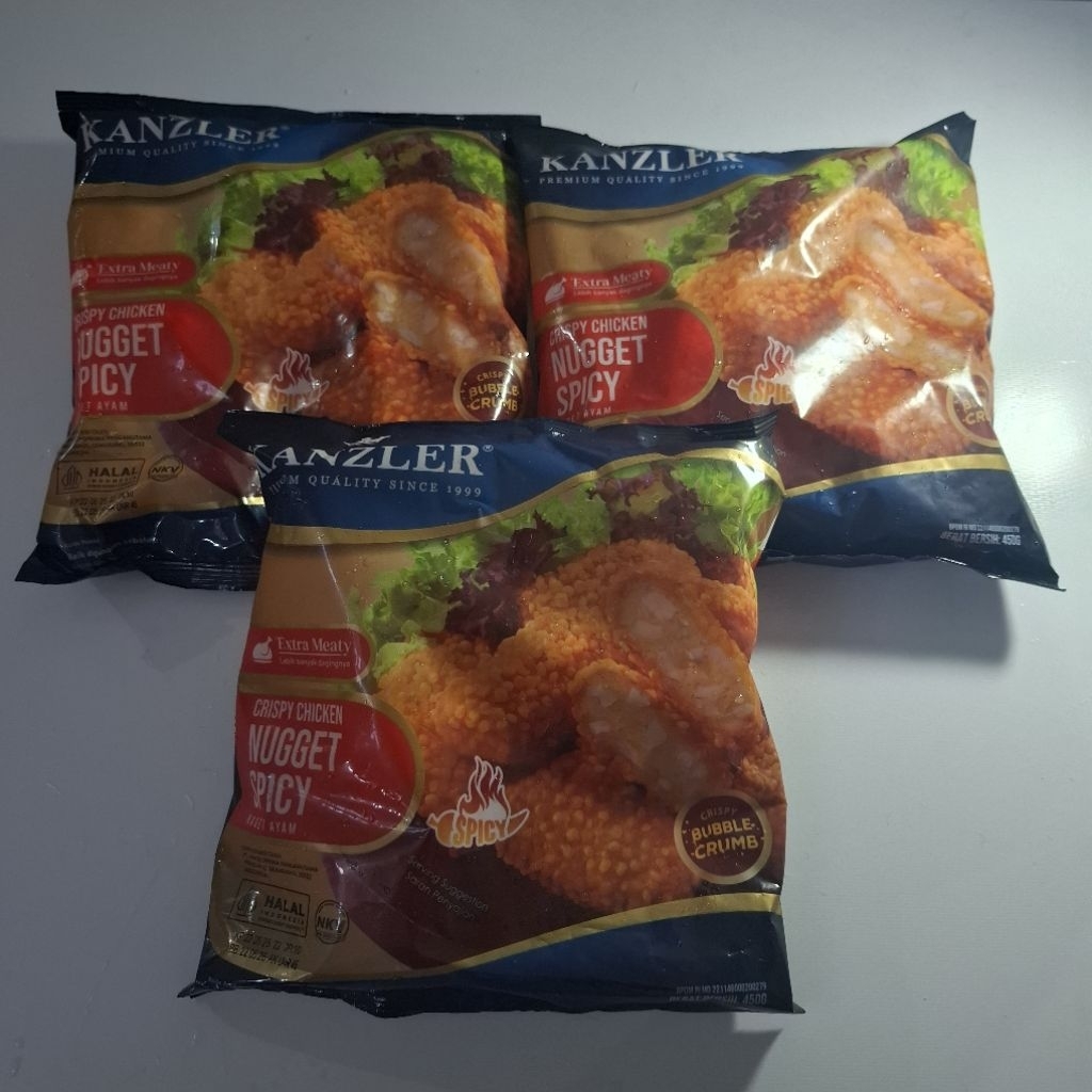 

Canzler Crispy Chicken Nugget Spicy/Kenzler krispi ciken naget 450gr