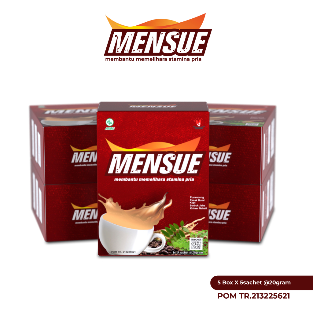

(5-Box) Mensue kopi herbal dengan bahan rempah alam pilihan