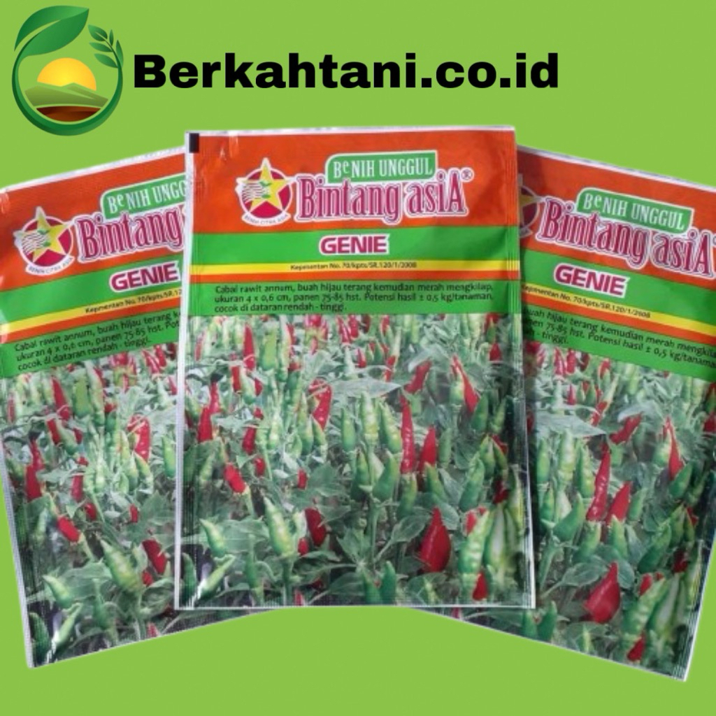 Genie 10gr Benih Cabe Rawit Bintang Asia 100% Original Dewata 43 F1, ORI 212