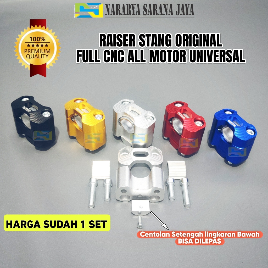 Raiser Stang Protaper Fatbar Rbt Dudukan Riser Peninggi Setang Original Full Cnc Motor Universal