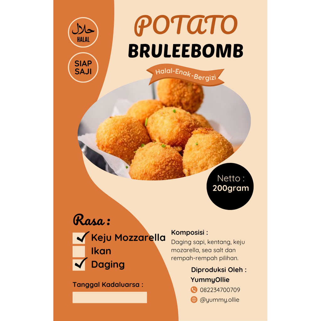 

POTATO BRULEEBOMB NO MSG