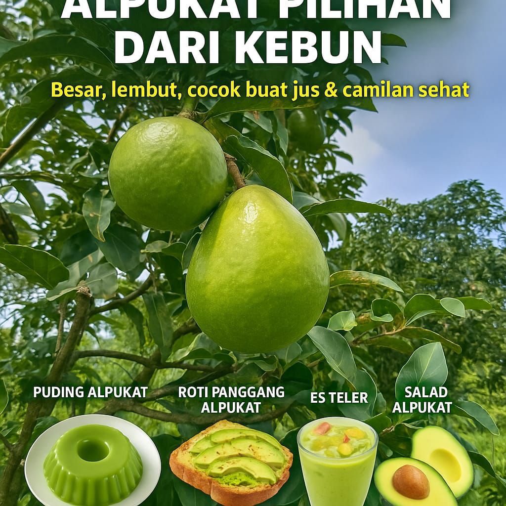 

Alpukat Mentega Premium Kiloan isi 1kg (1,3,4,5,6)