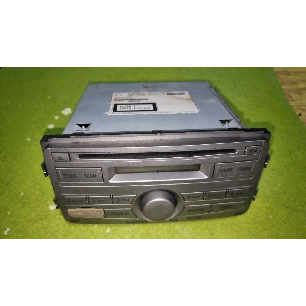 HEAD UNIT STANDAR ORIGINAL AGYA AYLA 2014 sampai 2016 copotan asli