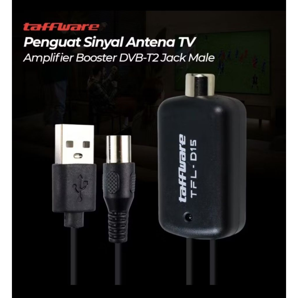Booster Taffware TfL D15 Penguat Sinyal Tv Digital