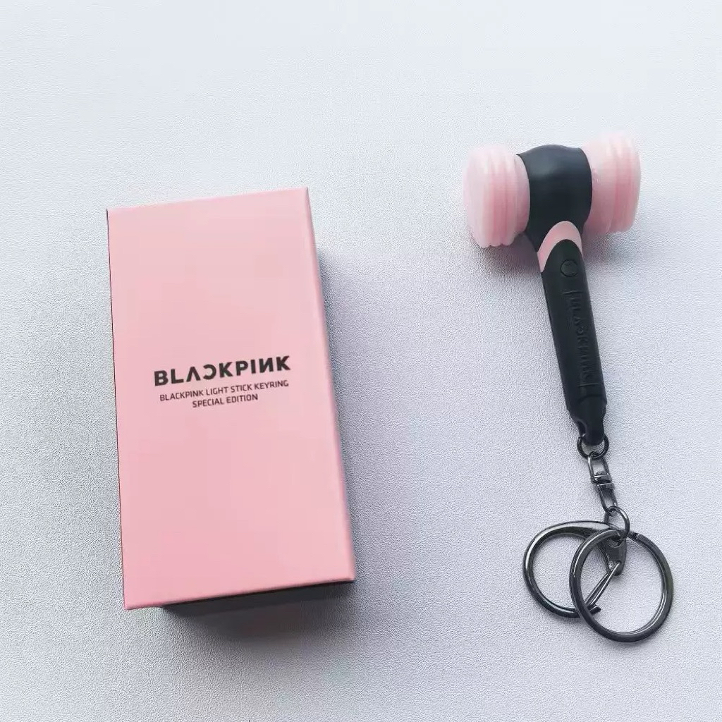 READY Blackpink Mini lightstick Keyring ganci ver 1 2 special edition | gantungan kunci mini pyeongb