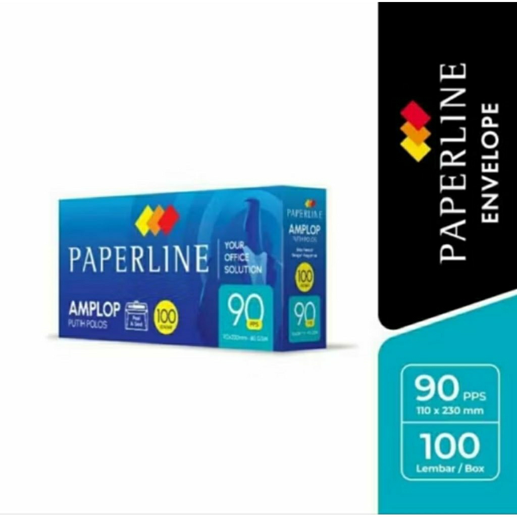 

AMPLOP 90 PAPERLINE 80 GSM ( 23 x 11 CM )