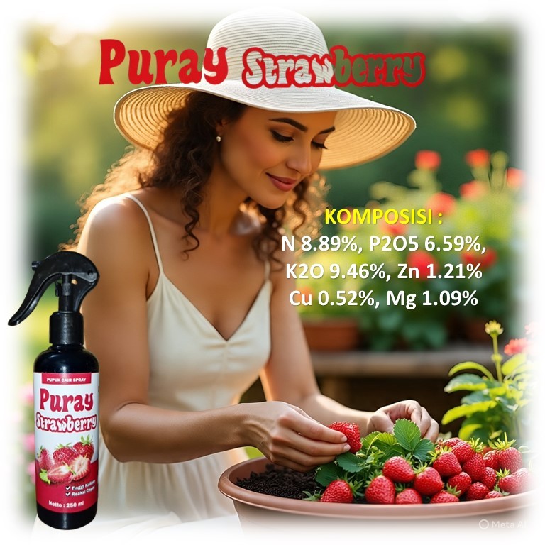 Pupuk Strawberry /nutrisi strawberry / booster strawberry cepat berbuah / booster stroberry