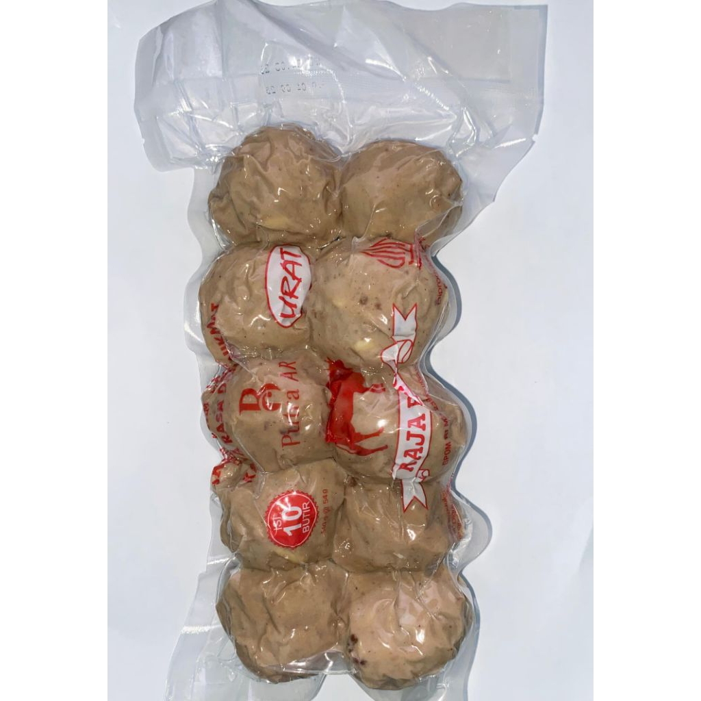 

Bakso Sapi Urat Isi 10 Butir Kemasan Vakuum – Bakso Daging Sapi Asli Halal Kenyal Enak Frozen Food Raja Putra AR