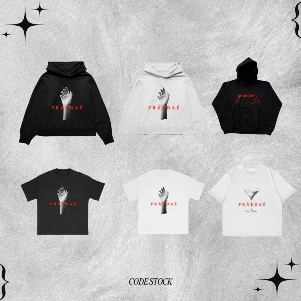 [ORIGINAL]PRAEDAE T-shirt(Hopeless Romantic/Trust Issues)