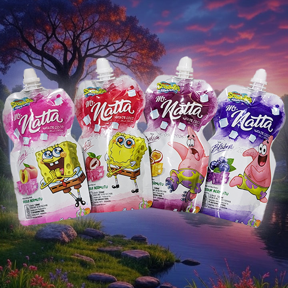 

Mr. Natta BARU!! Nata de Coco & Jelly Sidore - 1 Paket 2 Varian Total 10 Pcs