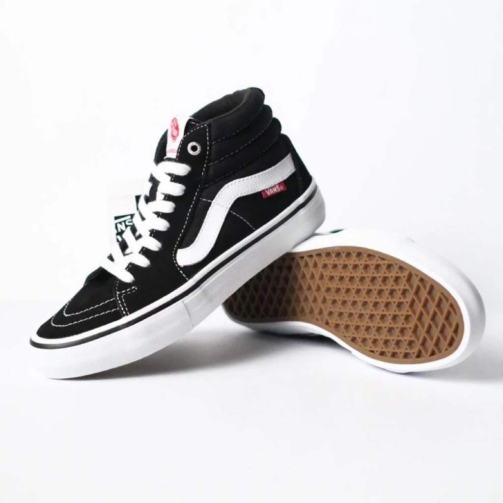 VANS SK8 HIGH PRO BLACK WHITE ORIGINAL