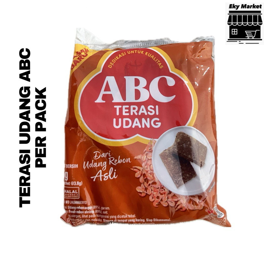 

TERASI UDANG ABC DARI UDANG REBON ASLI 1 Pack isi 20 pcs