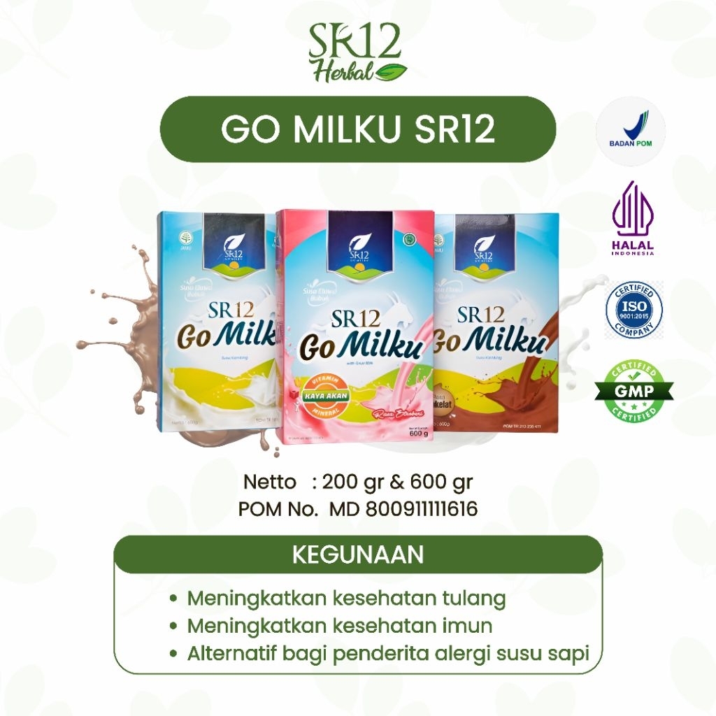 

Susu Etawa Gomilku Sr12 Halal - Susu Kambing Go Milku untuk Kesehatan Tubuh Dewasa dan Anak