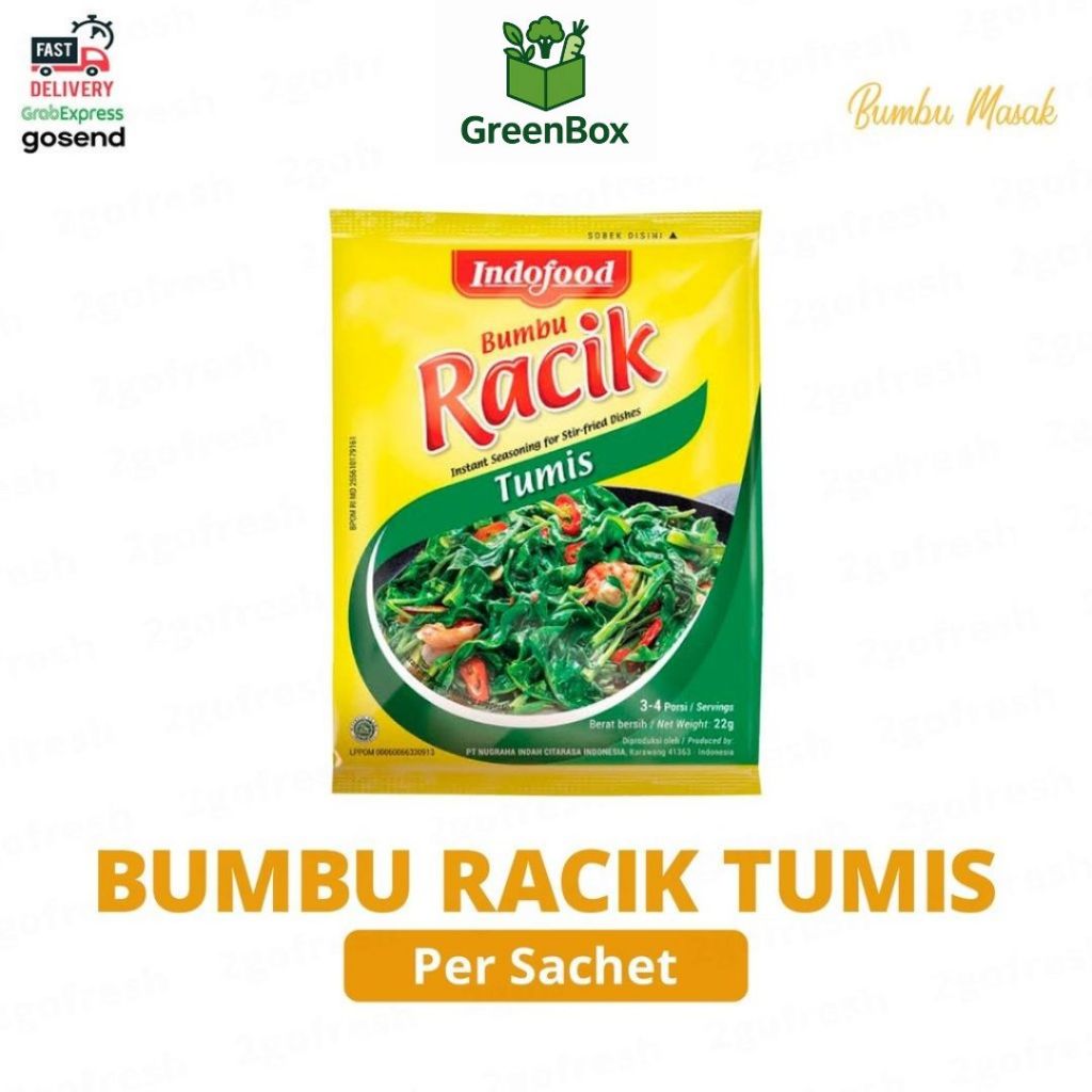 

Bumbu Masak Racik Tumis Sachet - Sayur Sayuran
