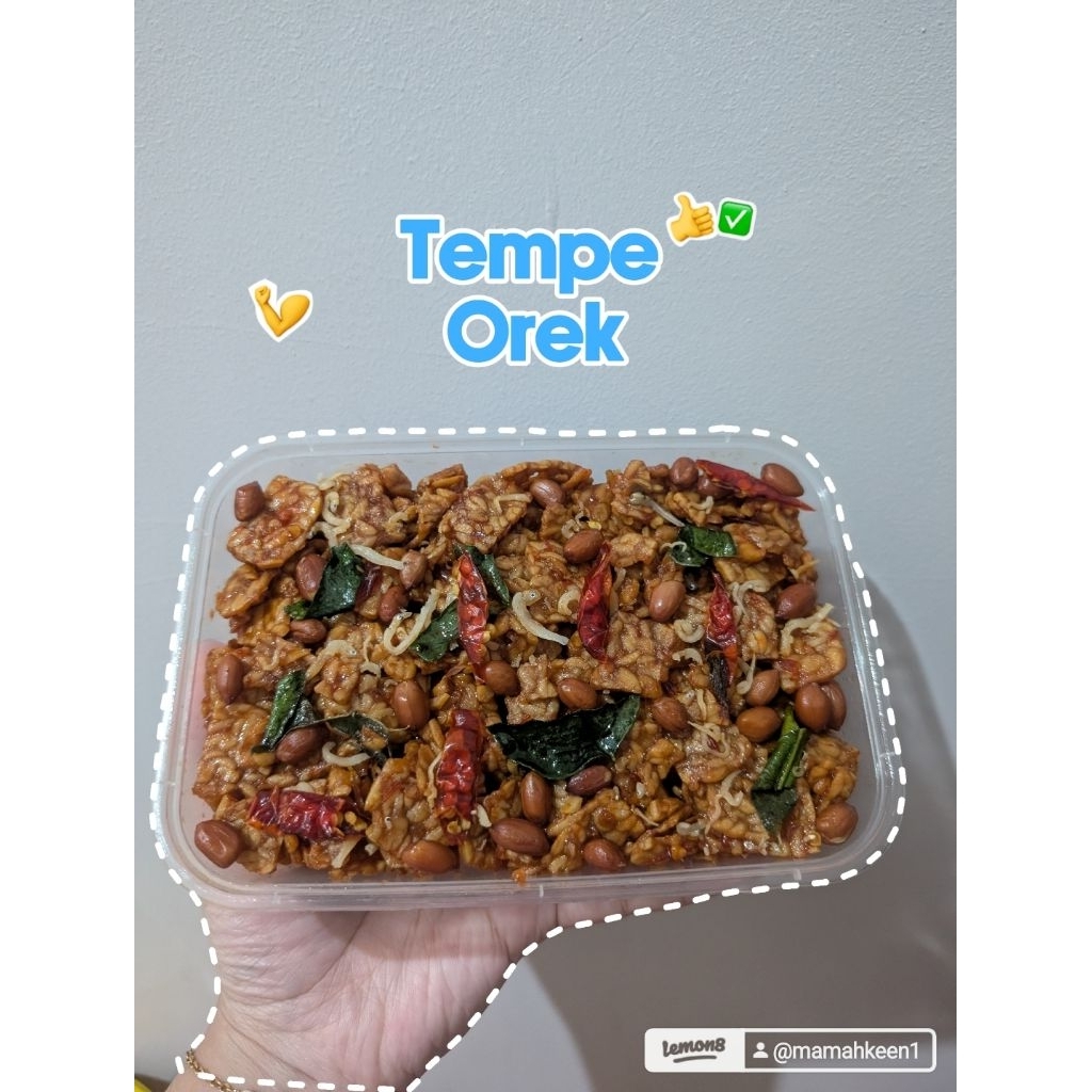 

Cemilan Tempe Orek Daun Jeruk