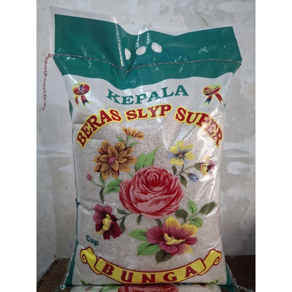 

Beras Slyp Super Cap Bunga Ramos 10kg pulen