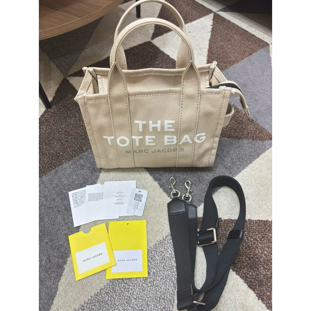 The Tote Bag Small Marc Jacobs Beige