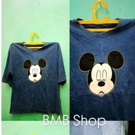 BMB KAOS DISNEY BIRU CEWEK MONZA