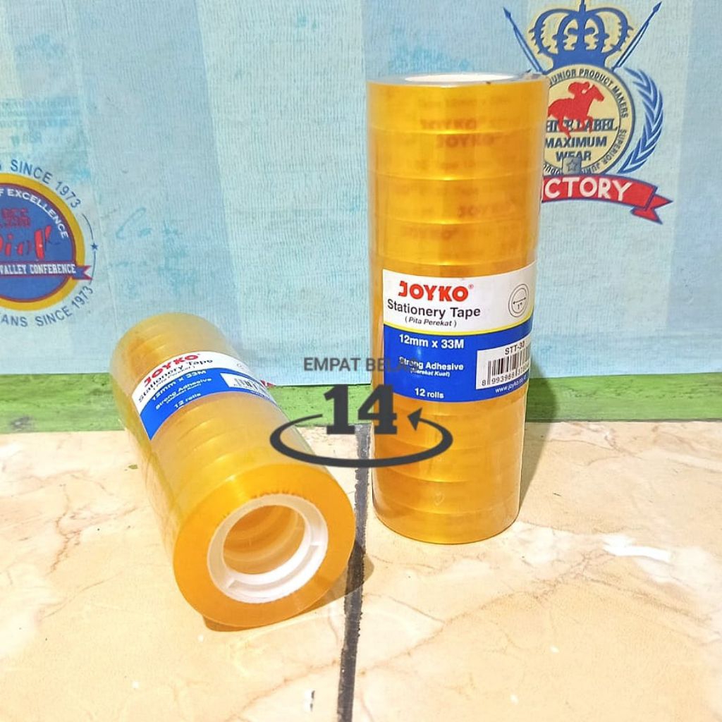 

1 Slop Isolasi Bening Kecil Tebal Joyko / Solatip Kado ( Isi 12 Pcs )