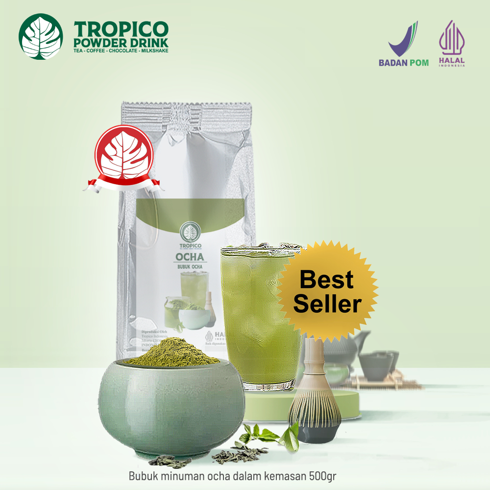 

darmavanss - bubuk minuman ocha premium 1kg - pure ocha powder drink tropico