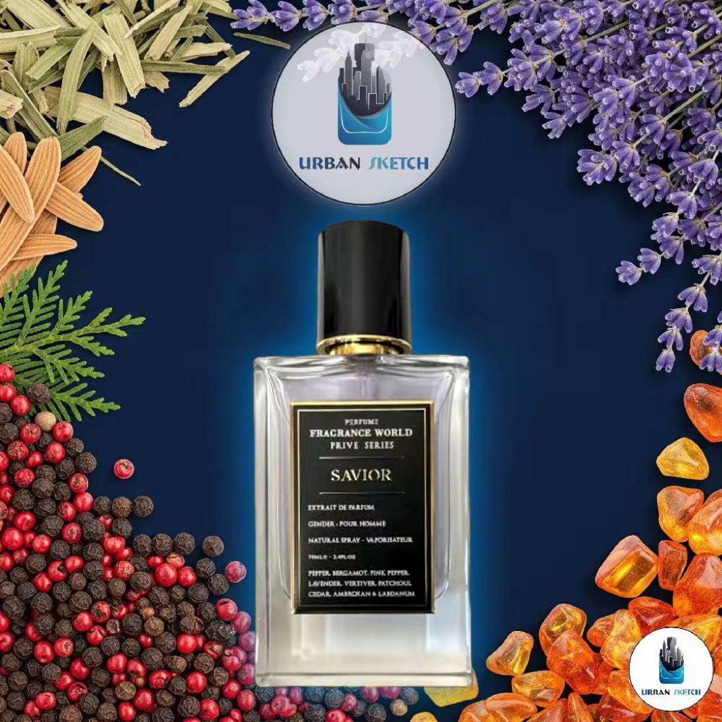 Decant Parfum Fragrance World Prive Series Savior Extrait de Parfum