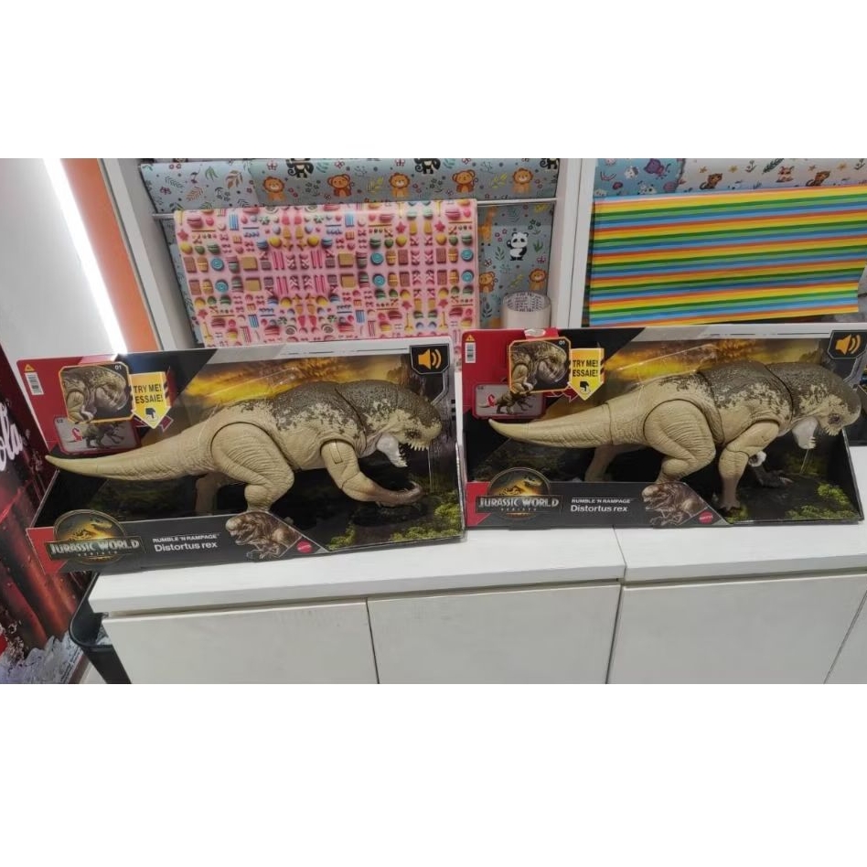 distortus rex jurassic world rebirth rumble n rampage rare