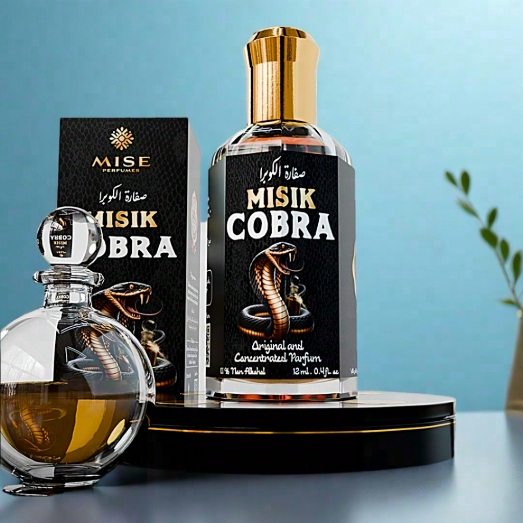 Parfum Ibadah Misik Cobra Asli (12ml) Fancy Boquet Premium Non Alkohol