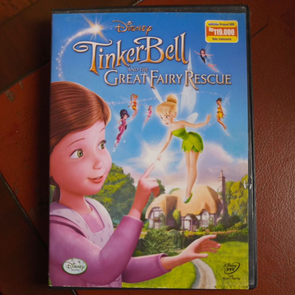 DVD animasi DISNEY TinkerBell And the GREAT FAIRY RESCUE