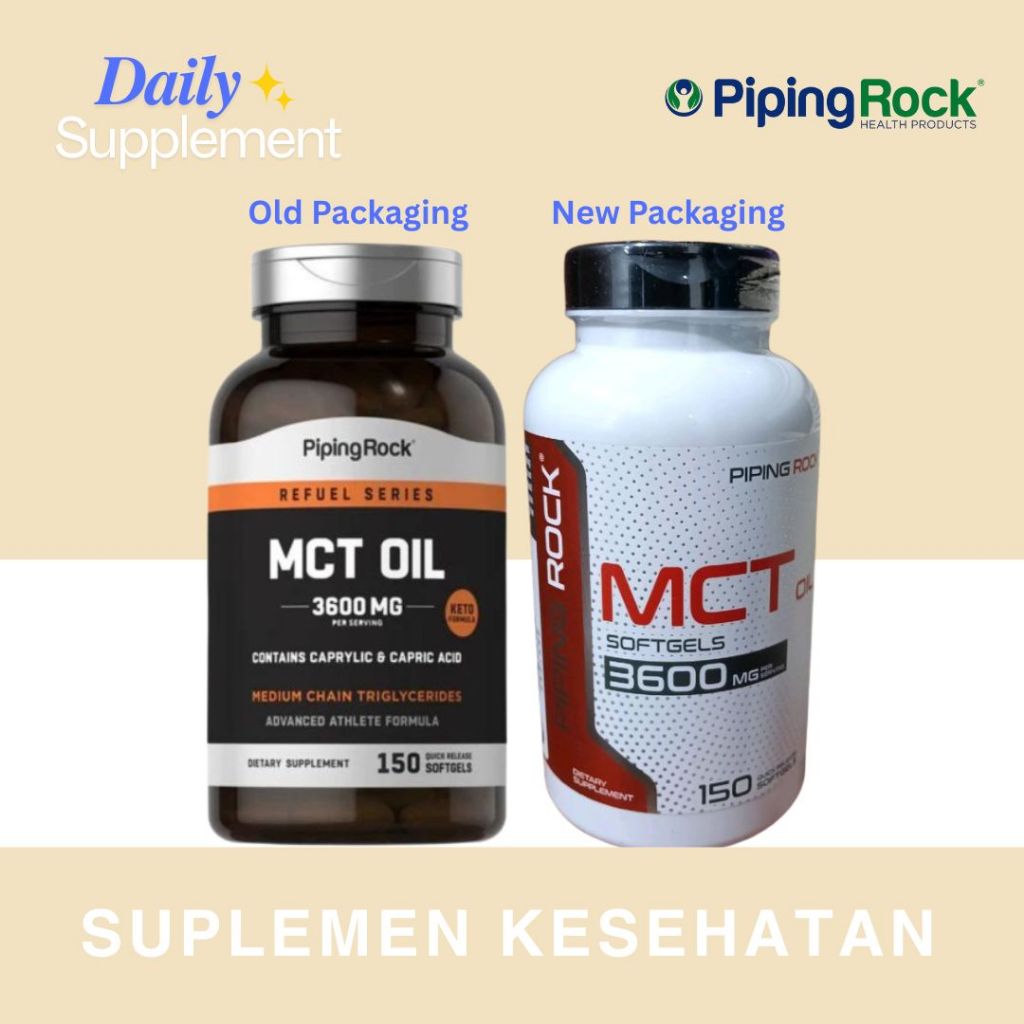 Pipingrock Piping Rock MCT Oil 3600 mg - 150 Softgels