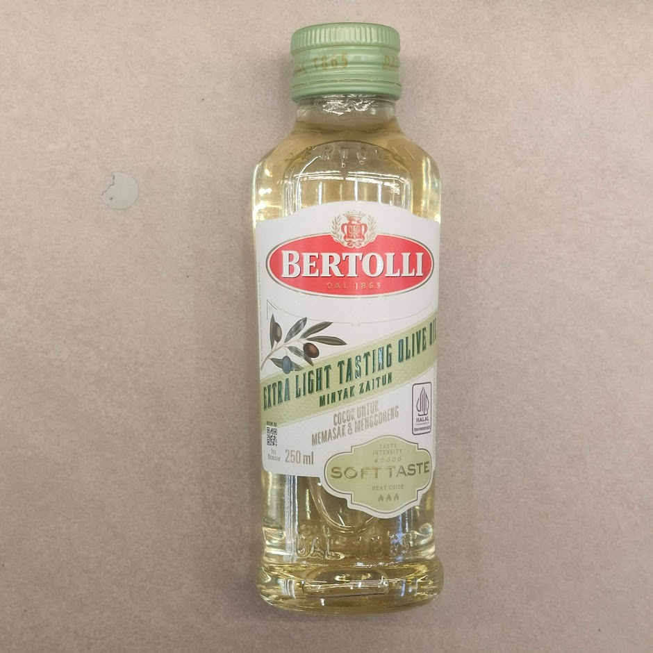 

BERTOLLI Extra Light Olive Oil 250ML untuk memasak & menggoreng