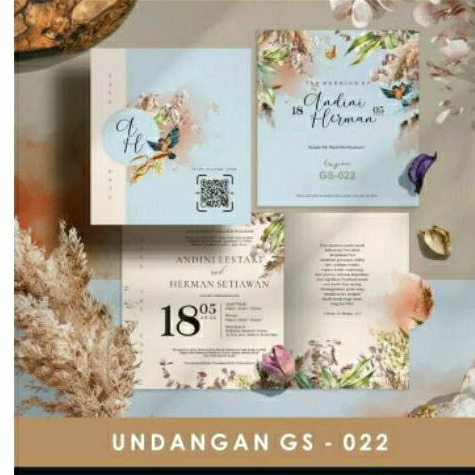 

undangan nikah murah GS 022