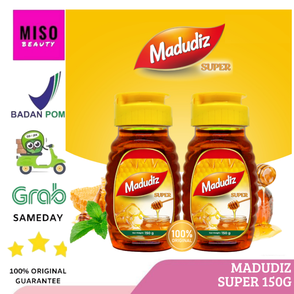 

Madudiz Madu Super 150gr 3Botol, Madudiz Madu Super Stevia 150gr 3Botol, dan Stevia Premium Liquid 15ml