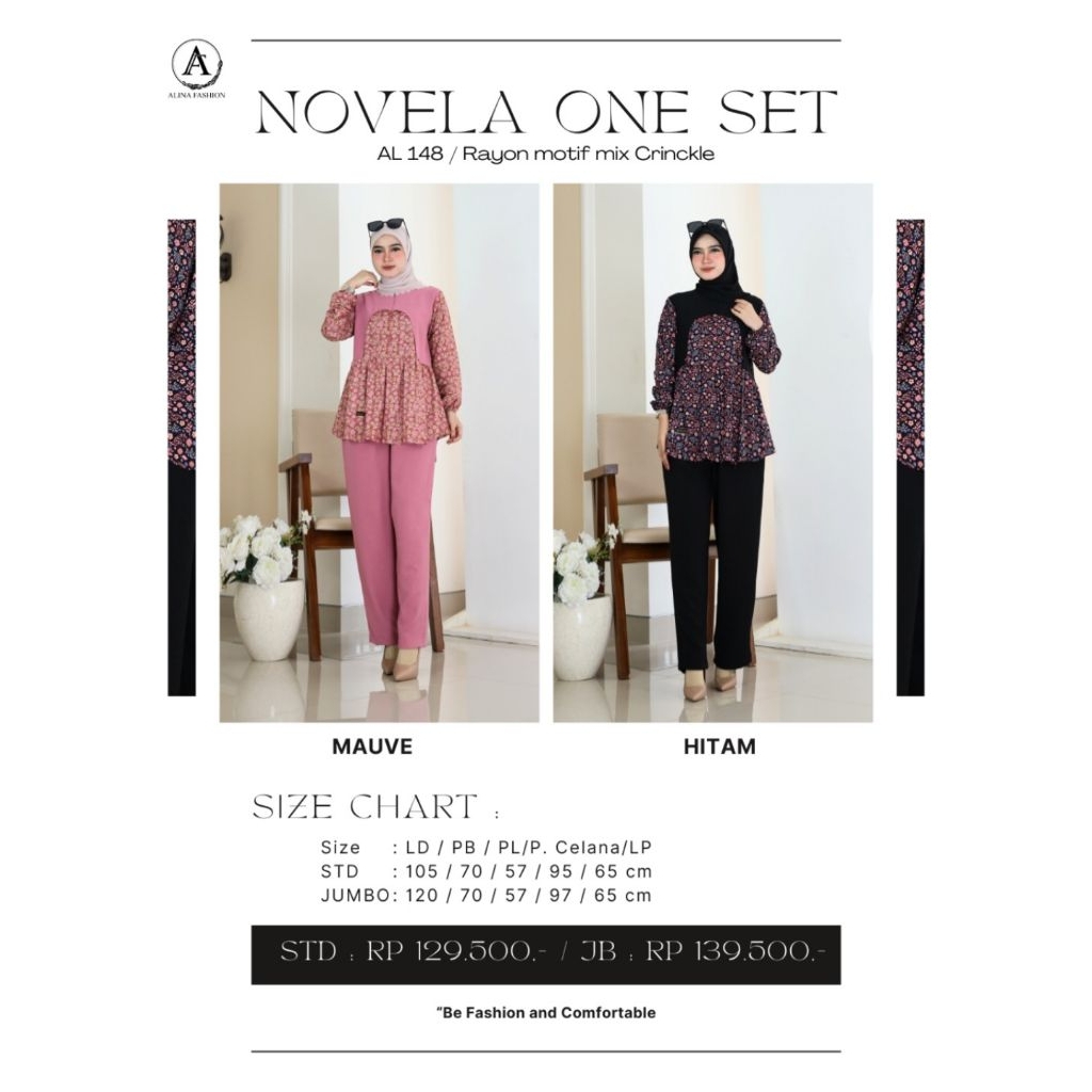 NOVELA ONESET BY ALINA FASHION AL 148