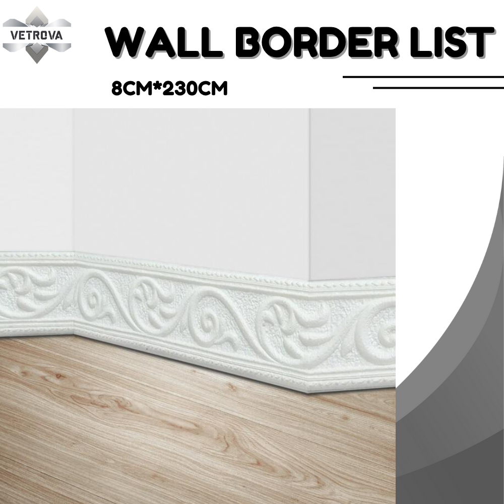 Wall Border List 3D Foam /Wallpaper Dinding List Stiker/ List Dinding Foam 3D