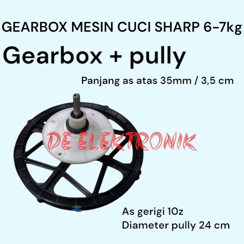 Gearbox mesin cuci Sharp 6-8kg | girbox reducer