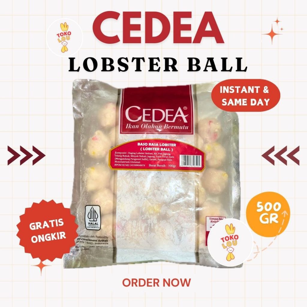

CEDEA BAKSO LOBSTER 500gr | LOBSTER BALL