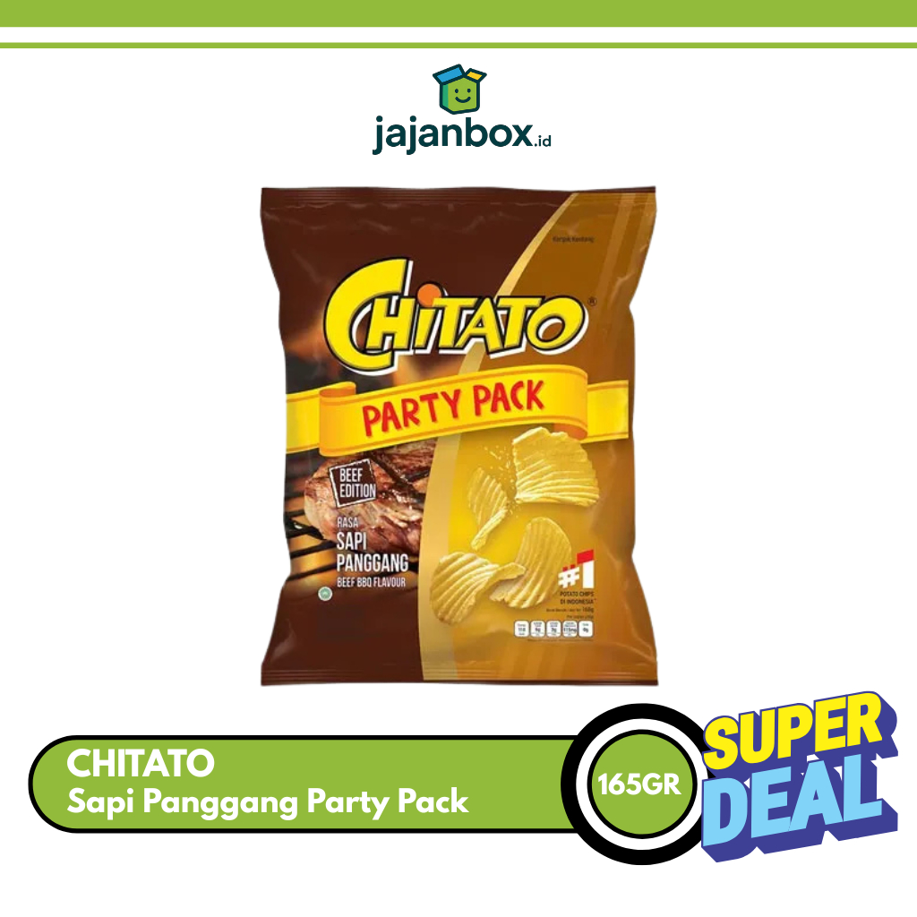 Chitato Sapi Panggang Party Pack 168gr