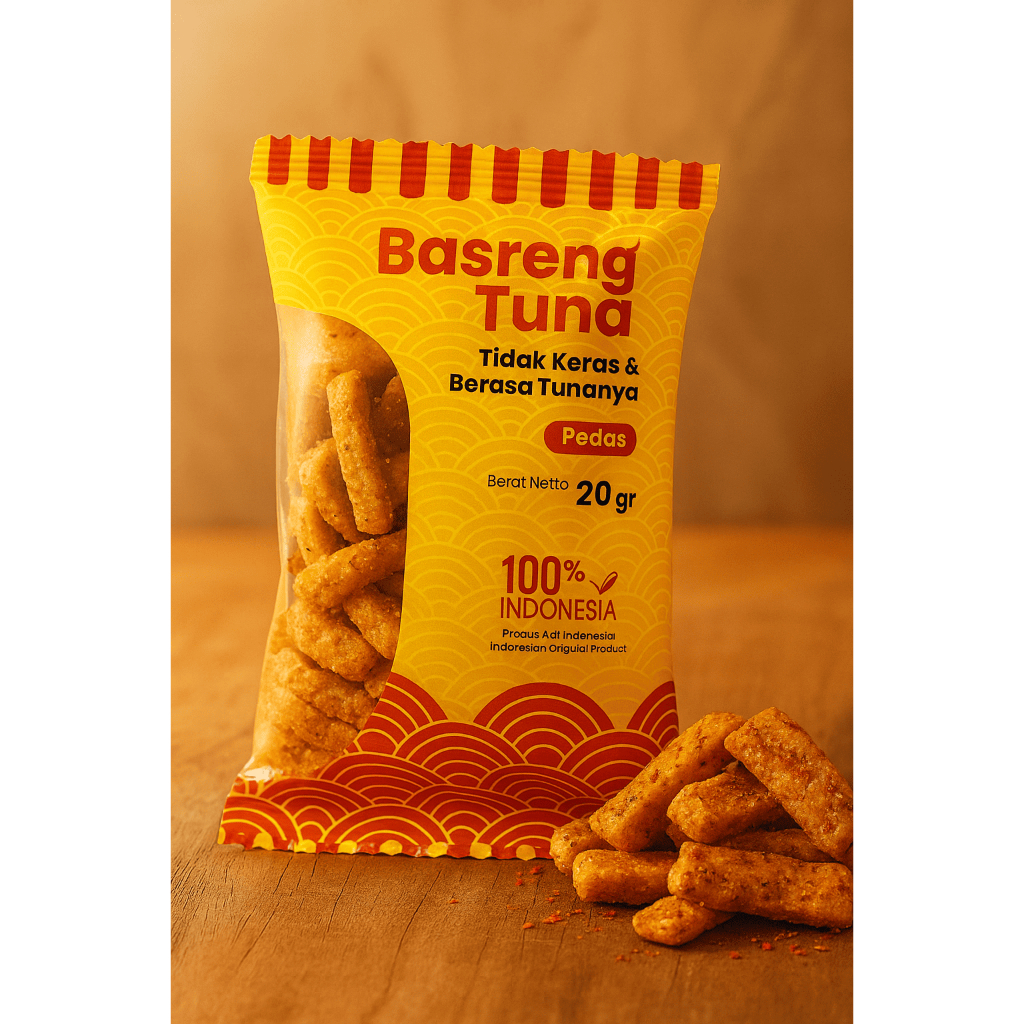 

Basreng Tuna Japing - Pedas 20 g