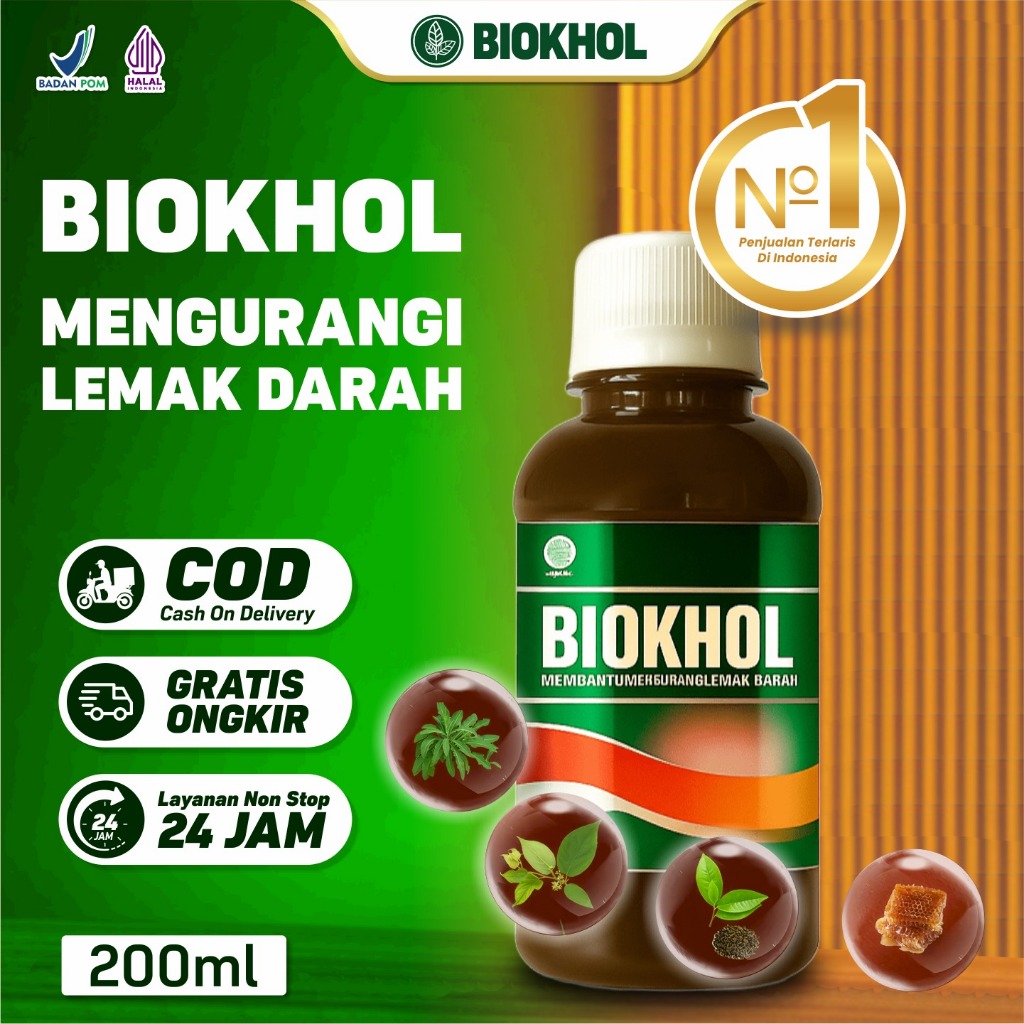 

Biokhol - Obat Herbal untuk Lemak Darah Hipertensi Jaga Kesehatan Jantung