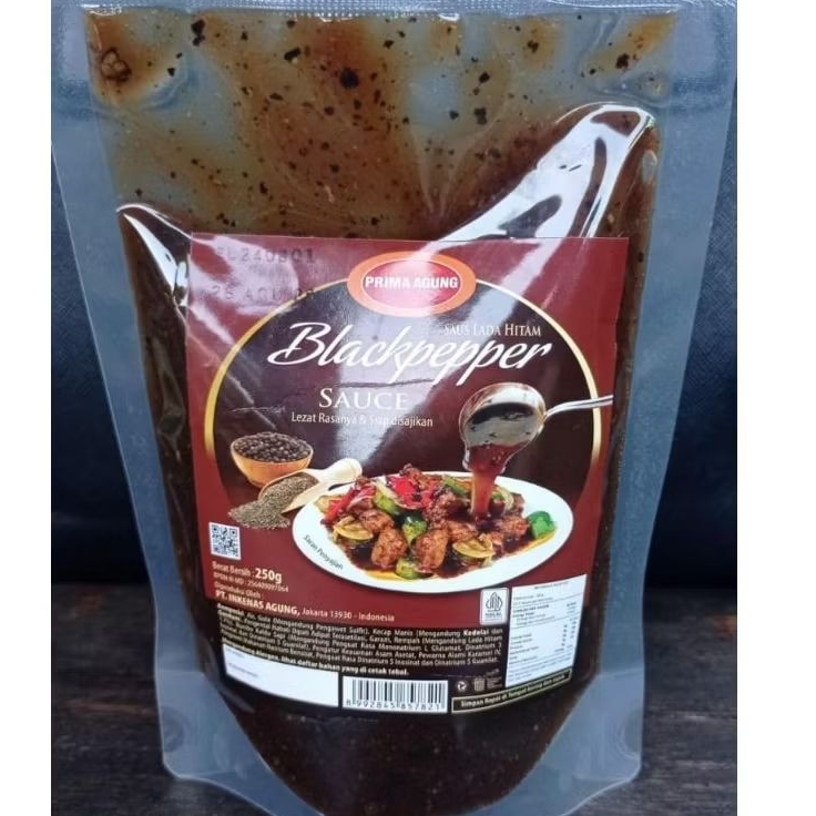 

Saus Blackpepper 250gr Prima Agung