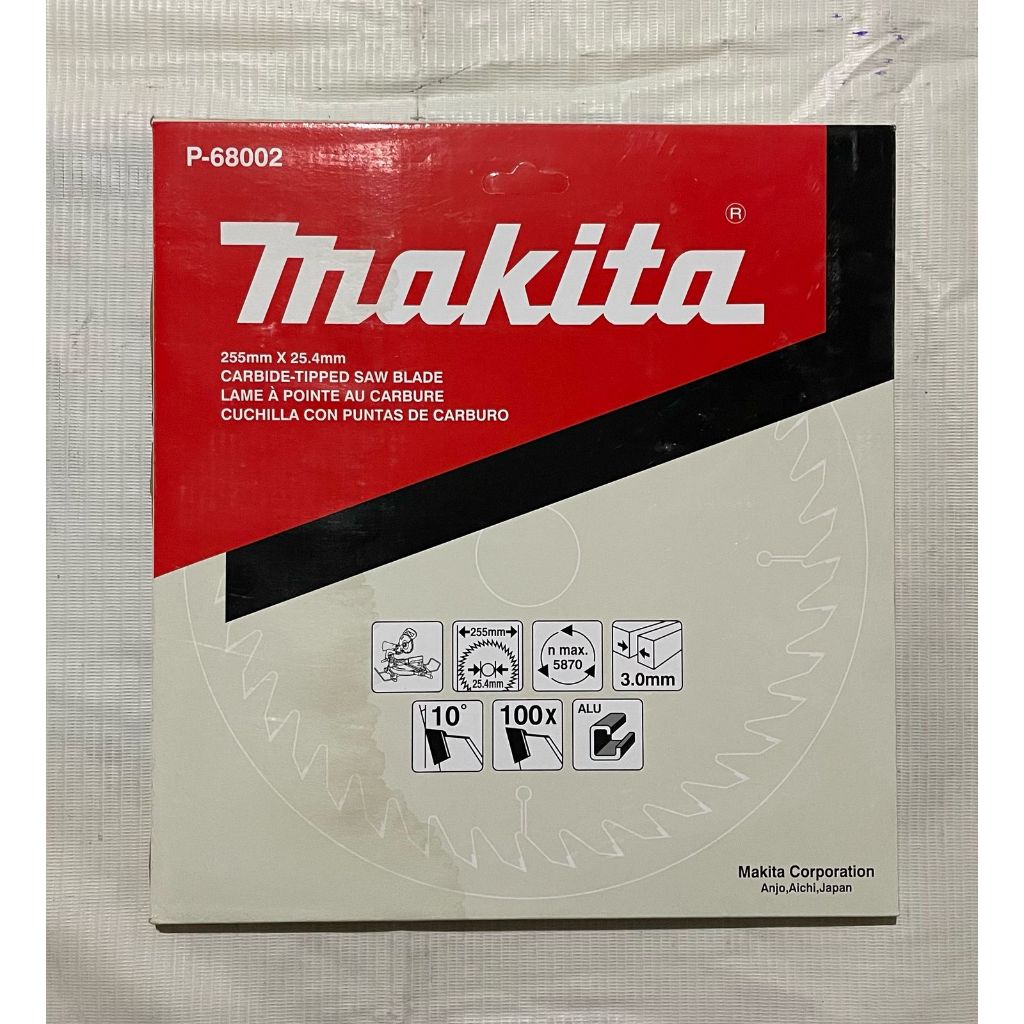TCT Saw Blade Makita Aluminium 255mm x 120T P - 68018