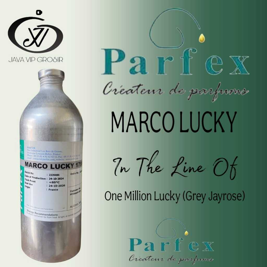[ PARFEX ] Marco Lucky ( One Million Lucky ) Kemasan 1 KG Segel Pabrik Bibit Parfum Original Terbaru