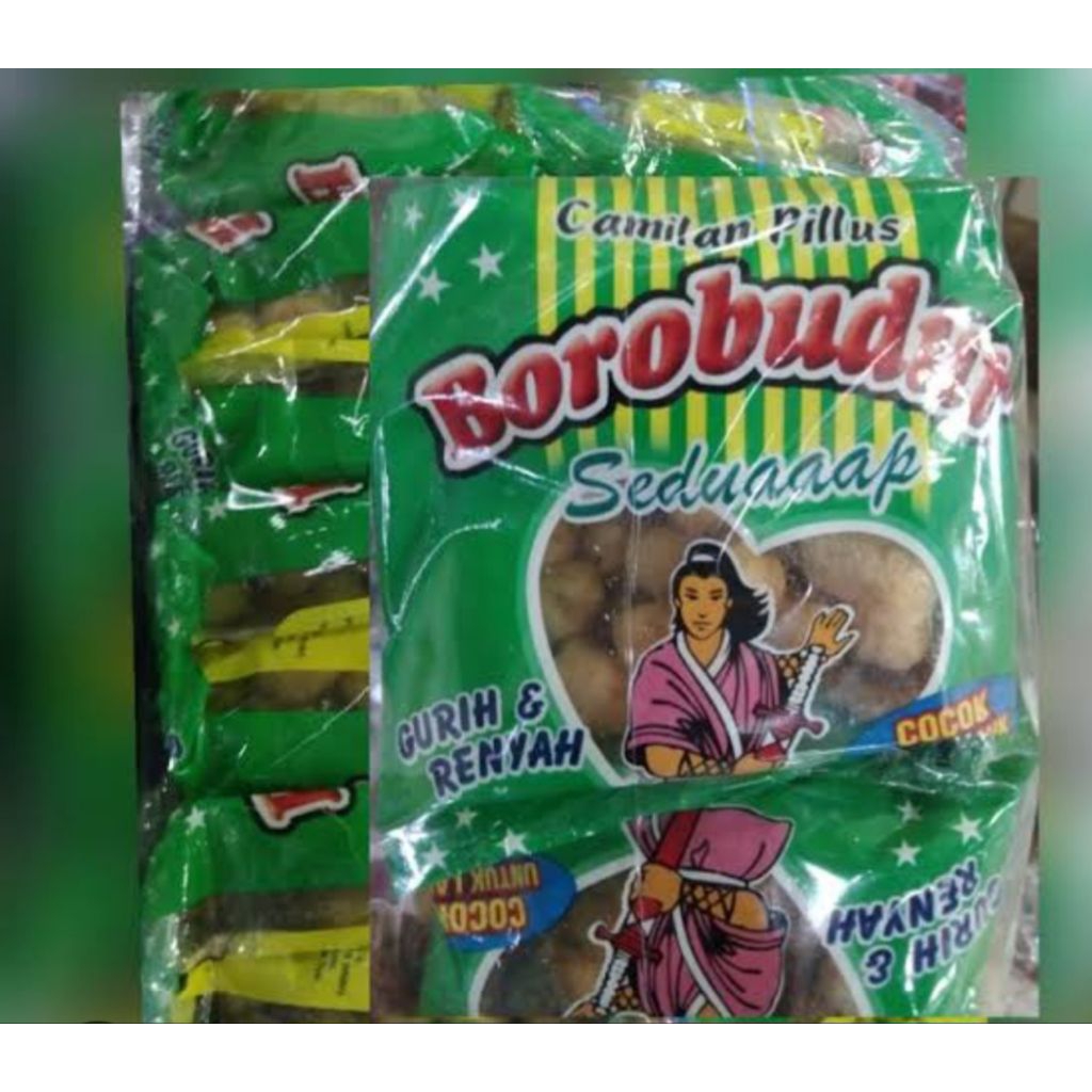 

Cemilan Pilus Borobudur Isi 20 Bungkus